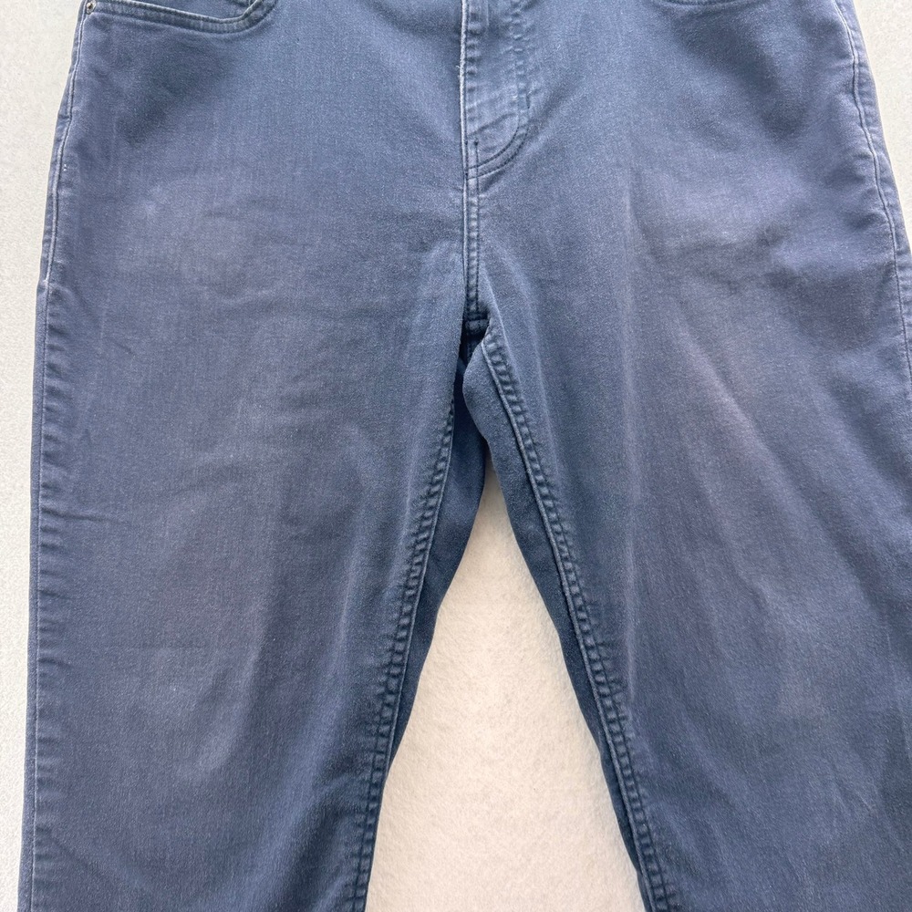 DKNY Slim Straight Chino Pants Mens Blue Casual Comfort Stretch W34 L30‎ - Picture 3 of 16